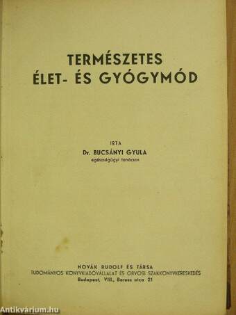 Természetes élet- és gyógymód