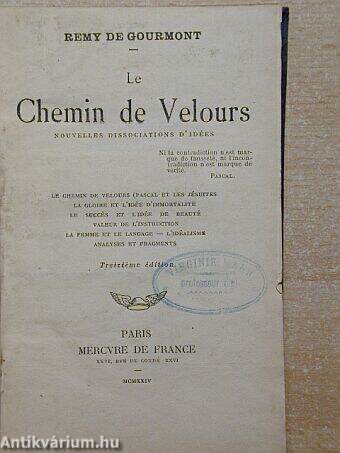 Le Chemin de Velours