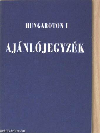 Hungaroton I.