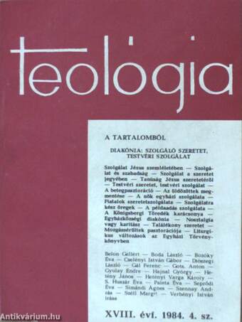 Teológia 1984/4.