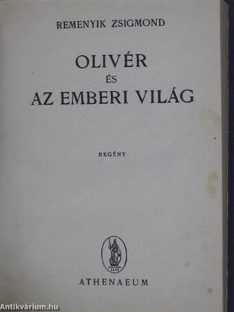 Olivér és az emberi világ