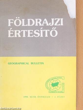 Földrajzi Értesítő 1998/2.