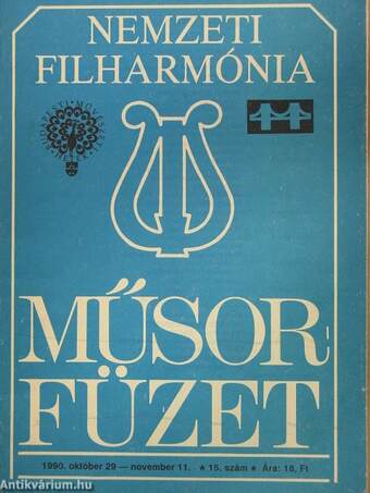 Nemzeti Filharmónia Műsorfüzet 1990/15.