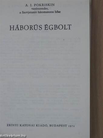 Háborús égbolt