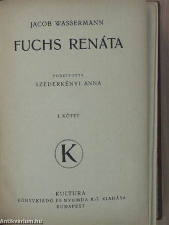 Fuchs Renáta I-II.