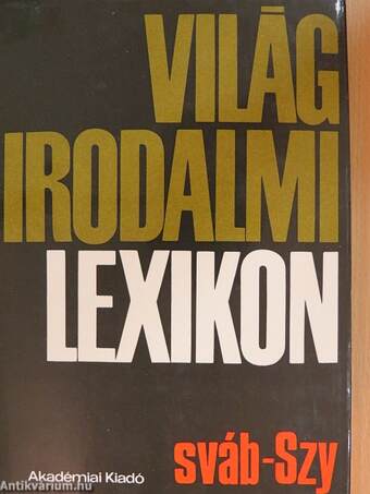 Világirodalmi Lexikon 14. (töredék)