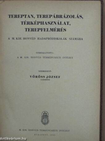 Tereptan, terepábrázolás, térképhasználat, terepfelmérés