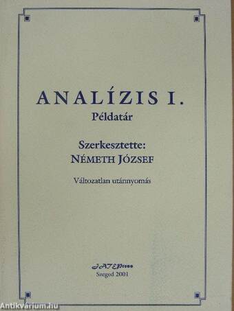 Analízis I.