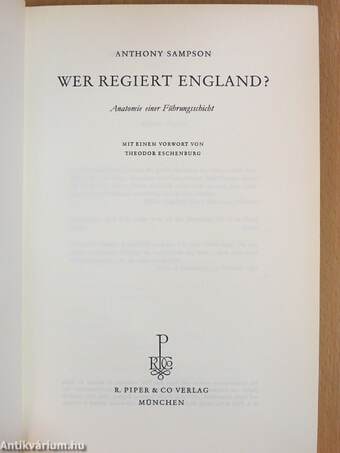 Wer regiert England?