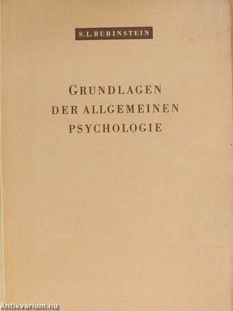 Grundlagen der allgemeinen Psychologie