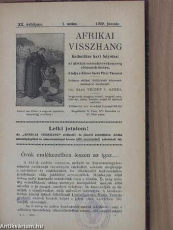 Afrikai visszhang 1929. január-december