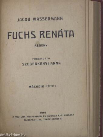 Fuchs Renáta I-II.