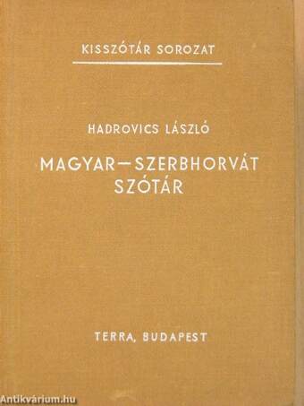 Magyar-szerbhorvát szótár