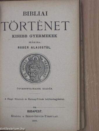 Bibliai történet kisebb gyermekek számára