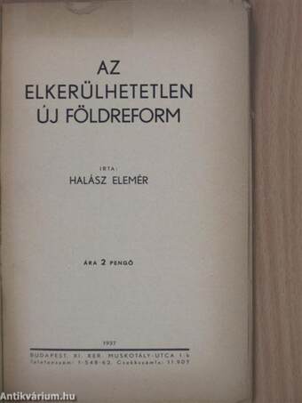 Az elkerülhetetlen új földreform