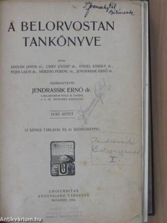 A belorvostan tankönyve I. (töredék)