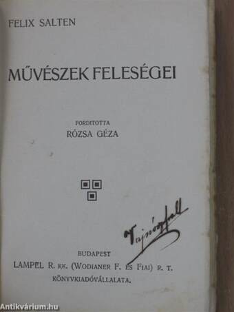 Művészek feleségei