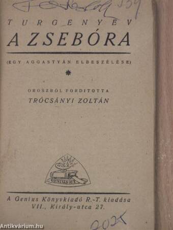 A zsebóra