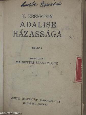 Adalise házassága