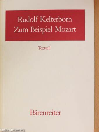 Zum Beispiel Mozart I-II.