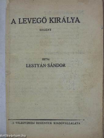 A levegő királya