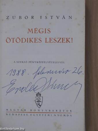 Mégis ötödikes leszek!