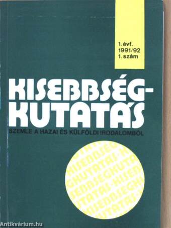 Kisebbségkutatás 1991-92/1.