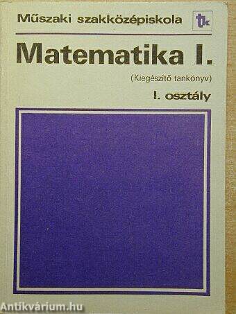 Matematika I.