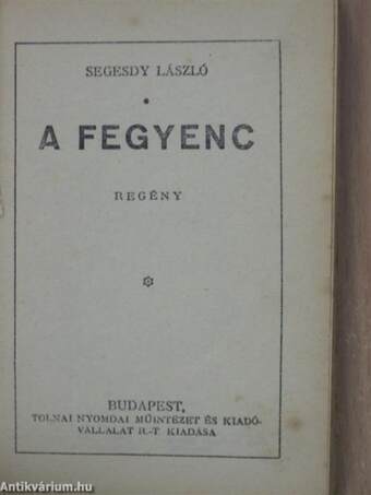 A fegyenc