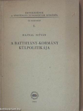 A Batthyány-kormány külpolitikája