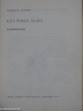 Két piros alma