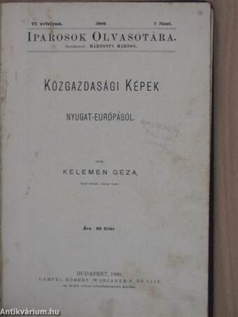 Közgazdasági képek Nyugat-Európából/Hasznos olvasmányok