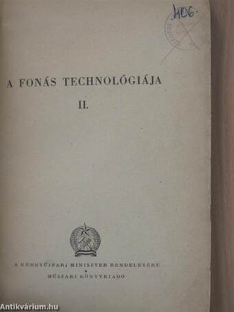 A fonás technológiája II.