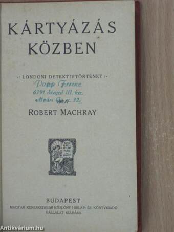 Kártyázás közben