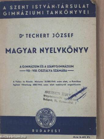 Magyar nyelvkönyv