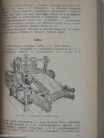 A gyapjúipar általános technológiája