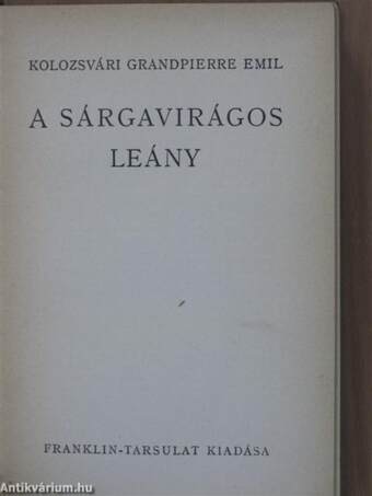 A sárgavirágos leány