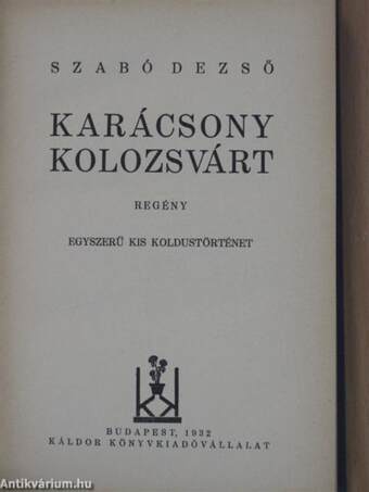 Karácsony Kolozsvárt