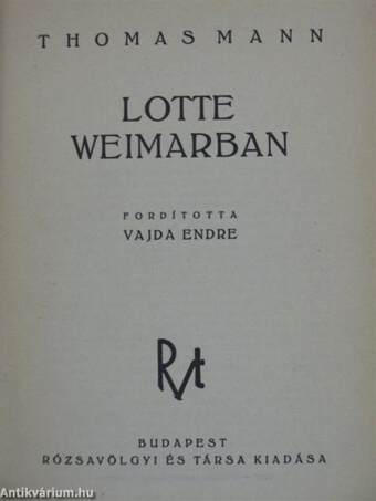 Lotte Weimarban