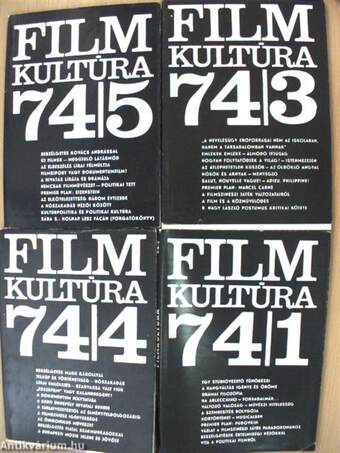 Filmkultúra 1974. (nem teljes évfolyam)