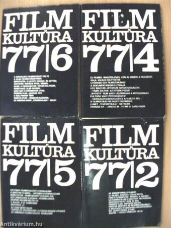 Filmkultúra 1977. (nem teljes évfolyam)