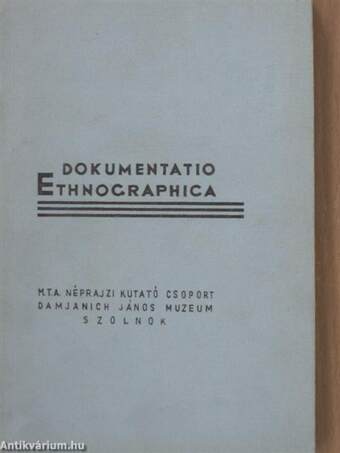 Dokumentatio Ethnographica 1970/1.