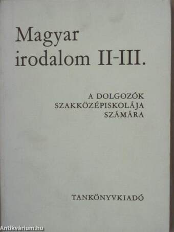 Magyar irodalom II-III.