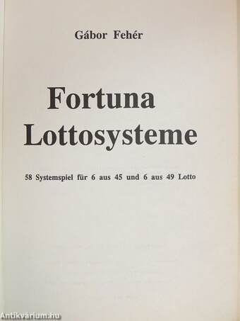 Fortuna Lottosysteme