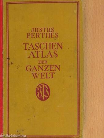 Justus Perthes Taschenatlas der ganzen Welt