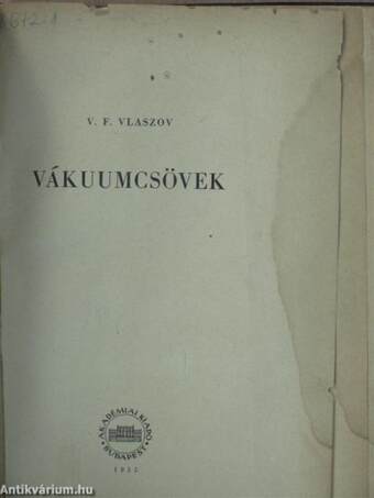 Vákuumcsövek