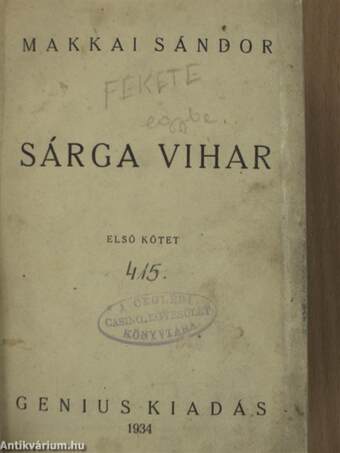 Sárga vihar I-II.