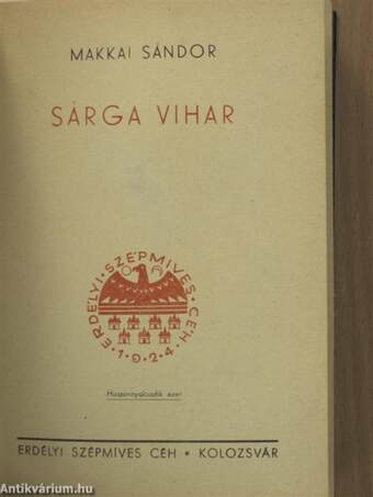 Sárga vihar I-II.