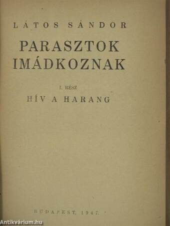 Parasztok imádkoznak I.