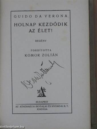 Holnap kezdődik az élet!